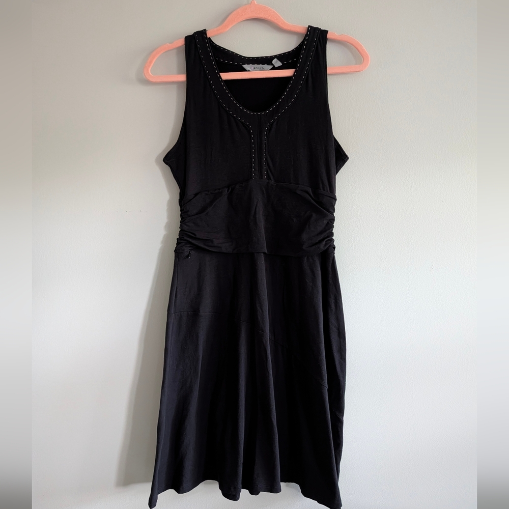 Athleta Black Midi Dress